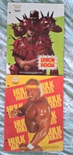 LOT OF ( 2 ) VTG. WWF WRESTLERS FOLDERS, HULK HOGAN, LEGION OF DOOM 1990