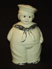 VINTAGE Shawnee Pottery COOKIE JAR Sailor Boy USA 1940's AS IS FOR RESTORATION!