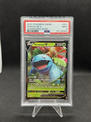 Venusaur V graded PSA 9 for sale on eBay
