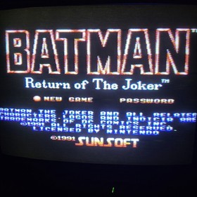 Batman: Return of the Joker &ndash; Nintendo NES &ndash; NOE CIB &ndash; Hervorragender...
