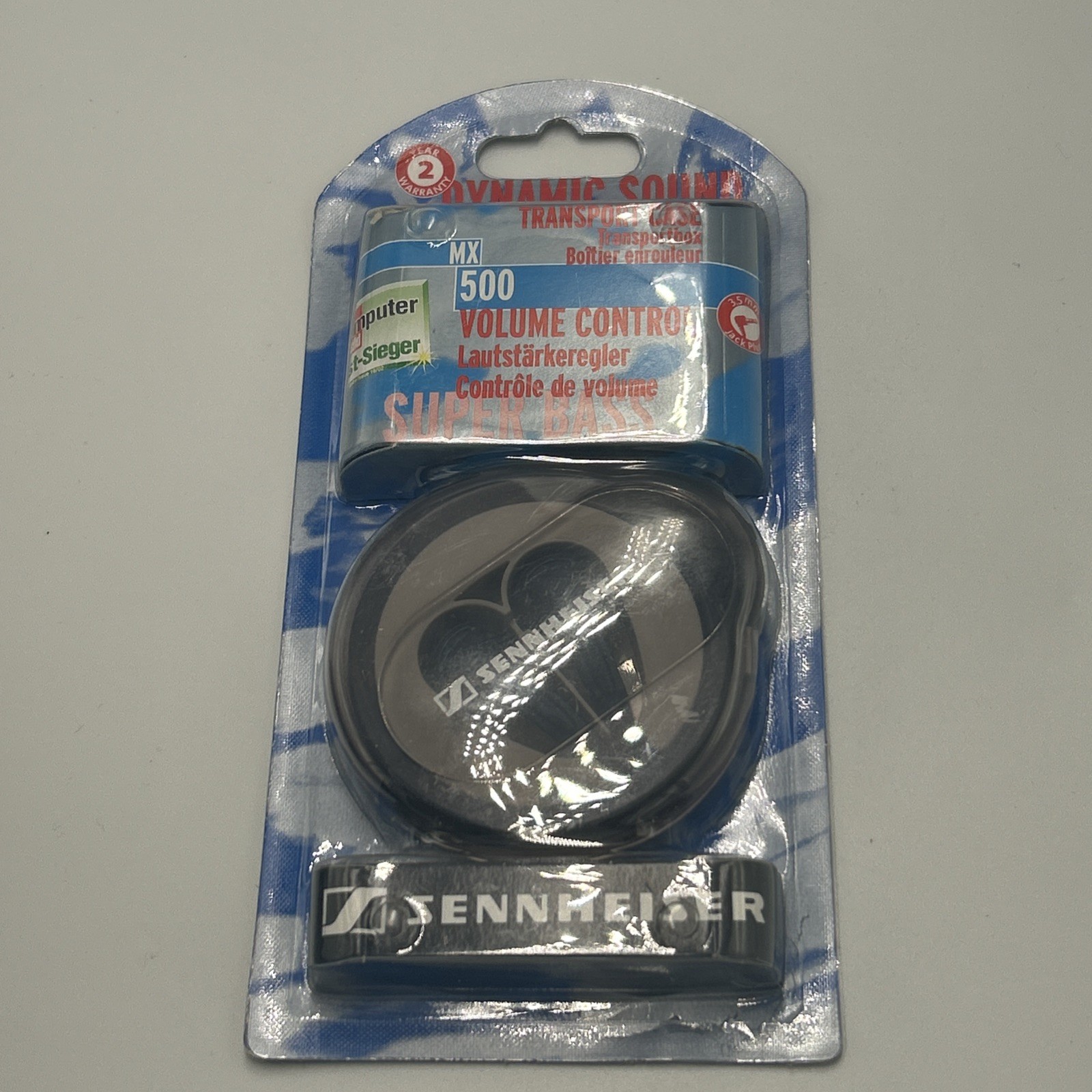 SENNHEISER MX500 Dynamic Sound   Super Bass Earphones (New) Rare Discontinued