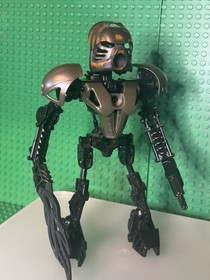 LEGO Bionicle Shadow Toa Nuva Infected Makuta 8534 Black Kanohi Hau Custom  Moc