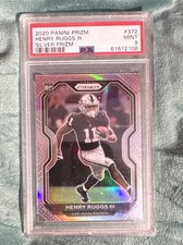 2020 Panini Prizm - Rookie Henry Ruggs III #372 Silver Prizm (RC) PSA 9