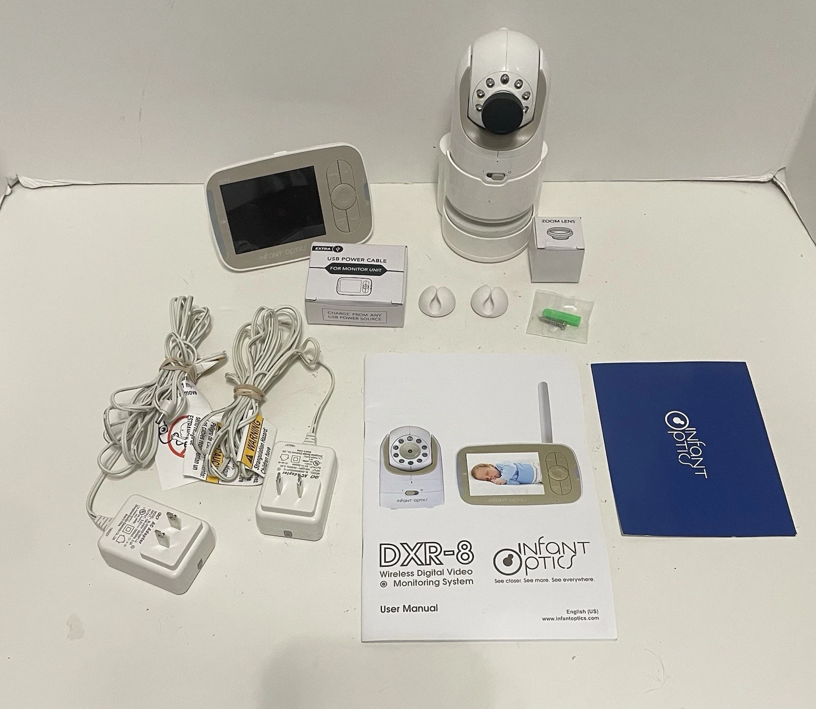 Infant Optics Dxr-8 Video Baby Monitor With Interchangeable Zoom Lens
