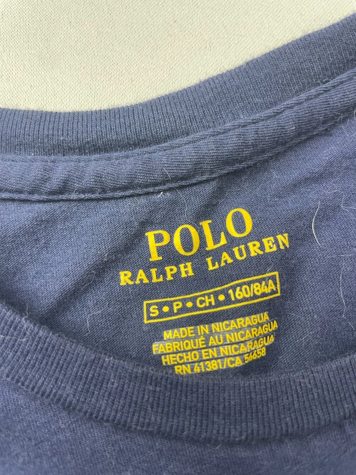 Polo Ralph Lauren футболка платье женщин маленький синий колена длина короткий рукав - Изображение 2 из 4