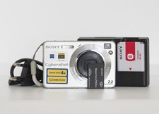Sony Cyber-shot DSC-W110 7.2MP Digital Camera - Silver for sale