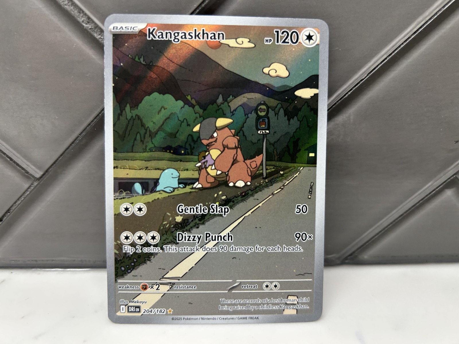 Pokemon TCG Destined Rivals Kangaskhan 204/182 Illustration Rare