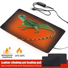Pet Reptile Heater Under Tank Heating Pad Aquarium Warming Heat Lizard Mat