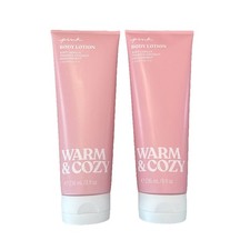 NEW-VICTORIA'S SECRET PINK - LOT OF 2- WARM AND COZY - BODY LOTIONS- 8 Fl Oz Ea