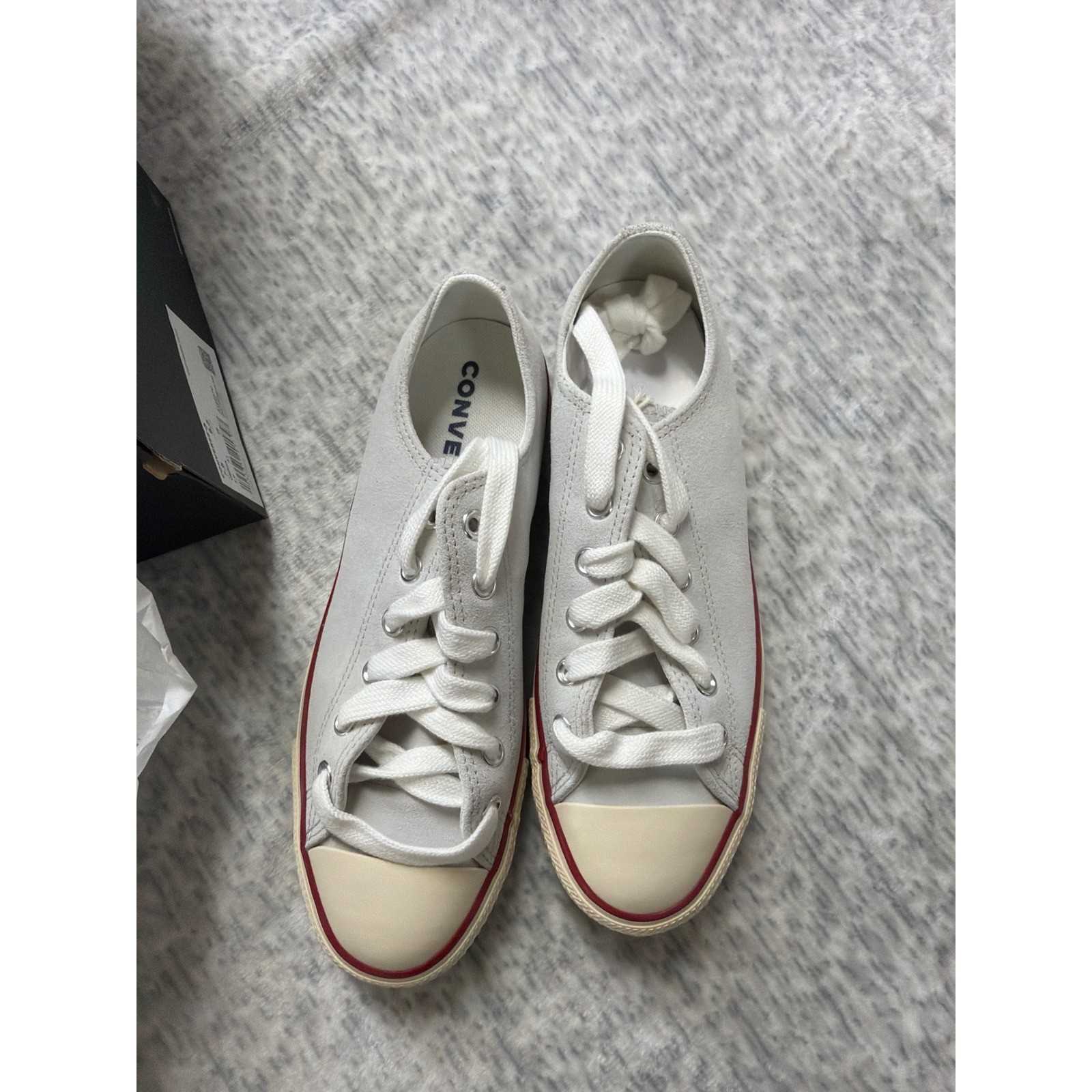 Converse Chuck Taylor All Star Ox Suede Natural Ivory Sneakers A14237C Mens 7.5