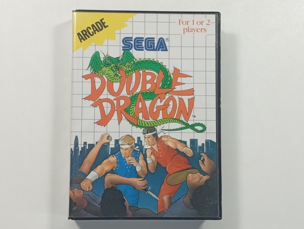 DOUBLE DRAGON SEGA MASTER SYSTEM (MS) PAL-EURO (COMPLETE - GOOD CONDITION OVERAL
