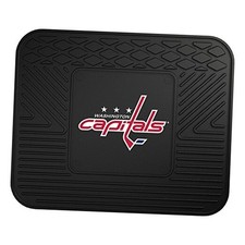 10786 Washington Capitals Back Row Utility Car Mat - 1 Piece - 14in. x 17in.,