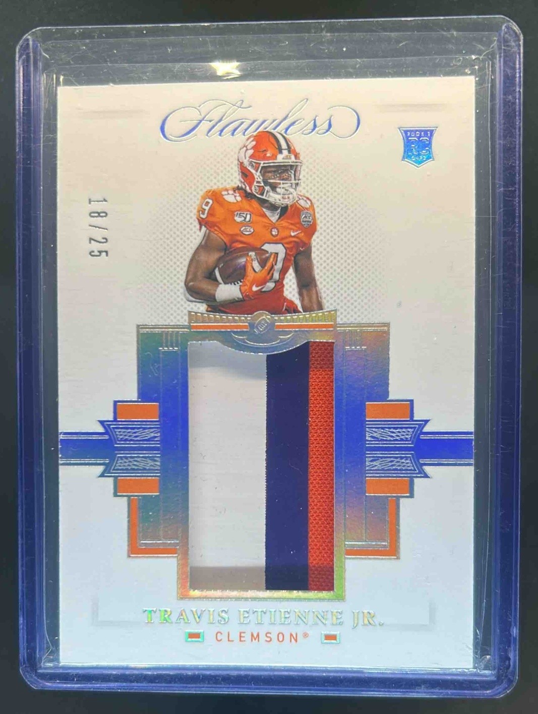 Travis Etienne Panini Flawless Collegiate Rookie Patches #RP13 Base