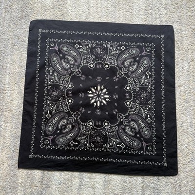 Travis Scott x Jordan Cactus Jack Flight Bandana Black Paisley 23.5 