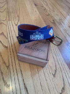 MASTERS Golf Augusta National SMATHERS & BRANSON Hand Stitched 36 Waist Belt PGA