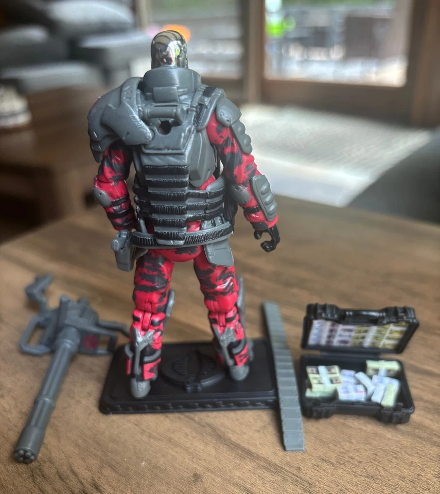 GI Joe 3.75” Pursuit of Cobra James McCullen Destro XXIV Complete - Image 2 of 2