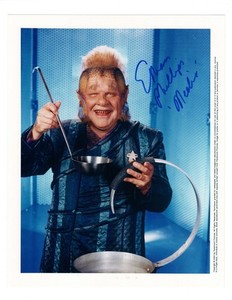 STAR TREK Autograph ETHAN PHILLIPS Neelix Signed 8X10 Color VOYAGER Photo w/ COA