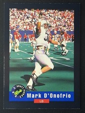 1992 Classic Draft Picks - Mark D'Onofrio Penn State Rookie Card #40. rookie card picture