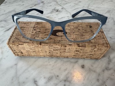 Costa OCR210 46R Blue Plastic Full Rim Eyeglasses Unisex Adults Solid 53-18-135