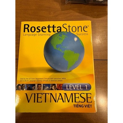 Rosetta Stone Language Learning Vietnamese Level 1 Personal Edition CD-ROM