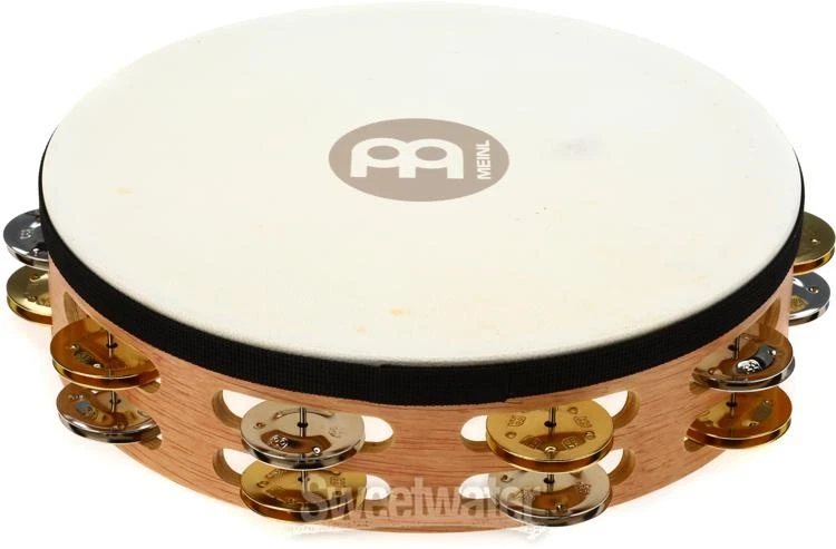 Meinl Grabación de Percusión - Combo Pandereta de Madera - Doble Fila con Cabezal Foto 4 de 4