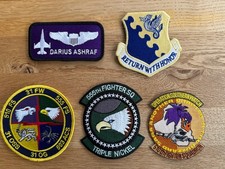 Aviano Air Base USAF Patches Collection / Bundle &ndash; 31st FW & 510th, 555th FS