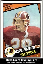 1984 Topps Mark Murphy #386 Washington Redskins NFL Football
