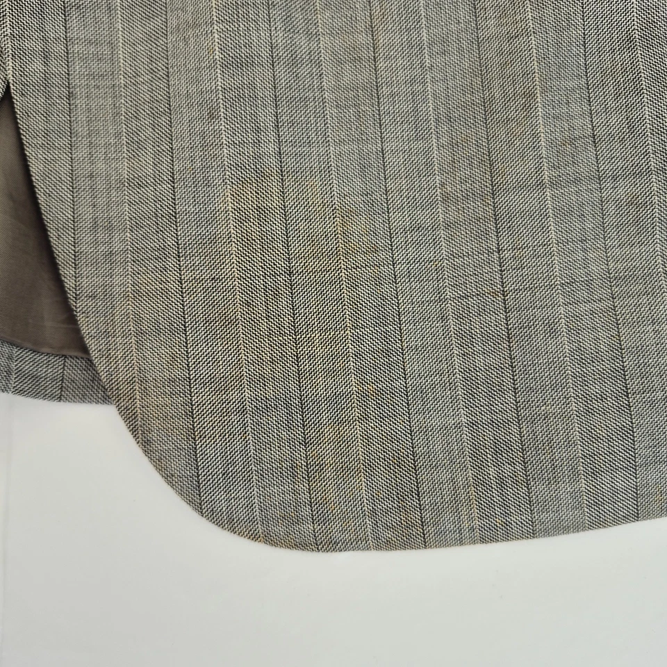 VARTEKS Traje Pecho 50 Reg Gris Pantalones W48 L28 Inteligente - Imagen 4 de 4