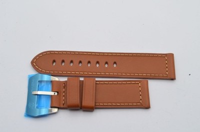 OFFICINE PANERAI LEDER ARMBAND 24MM MIT DORNSCHLIESSE 24MM NEU 24-24 BRAUN