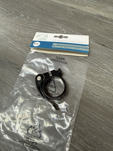 Forte Quick Release Bike Seatpost Clamp 34.9 Aluminum Black 35.0