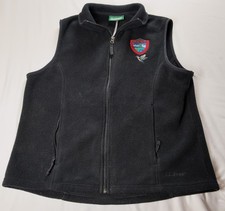 L.L. Bean Fleece Vest Youth XL 18-20 Black Outdoor Classic