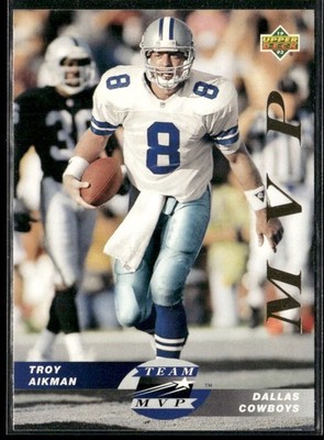 1993 Upper Deck Troy Aikman Team MVP Dallas Cowboys #TM11