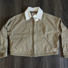 Levi's Womens Workwear Jacket Size XS Tan with Tags Full Zip