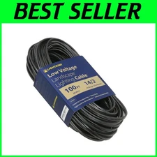 100ft Low Voltage Copper Wire for Spotlight & Pathway Light