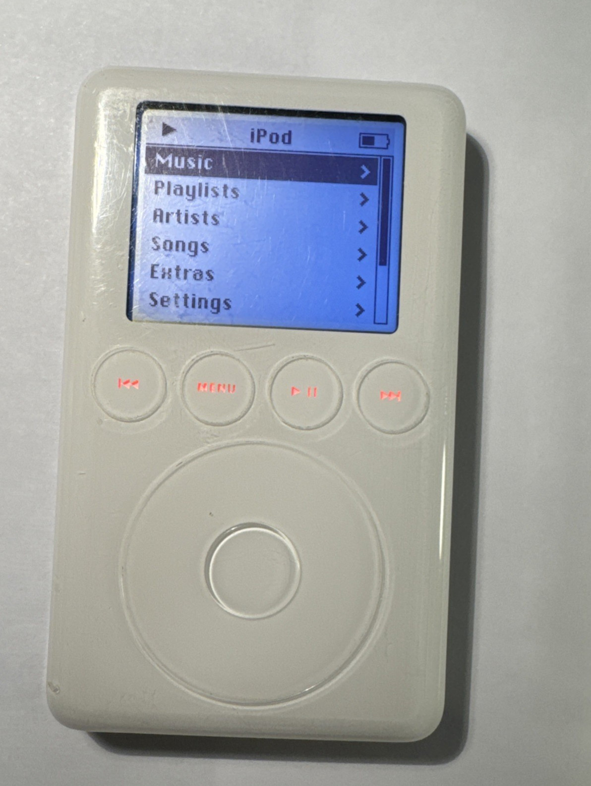 Apple iPod Model A1040 Classic 3rd Gen 20GB White