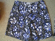 Vintage Hawaiian Print Men's Board Shorts Unisex's - Hawaiian Shorts