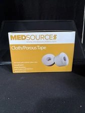 MEDSOURCE MS-15500 MEDSOURCE CLOTH POROUS TAPE 1/2 IN X 10 YDS