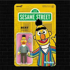 Bert Sesame Street Action Figure 3 3/4 Super 7 NIB