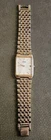 Vintage Seiko Mens 7N29-5B29 Gold Tone Quartz Tank Watch TESTED WORKS