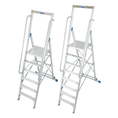 KRAUSE STABILO Stufen-StehLeiter mit großer Standplattform