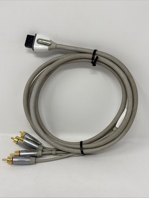 Rocketfish Gaming Component Video/Stereo Audio Cable Cord For Wii U 8ft Gray