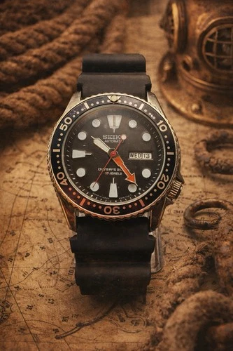 Vintage Seiko Diver Automatic – 6309-7040 – Black Dial – Day/Date