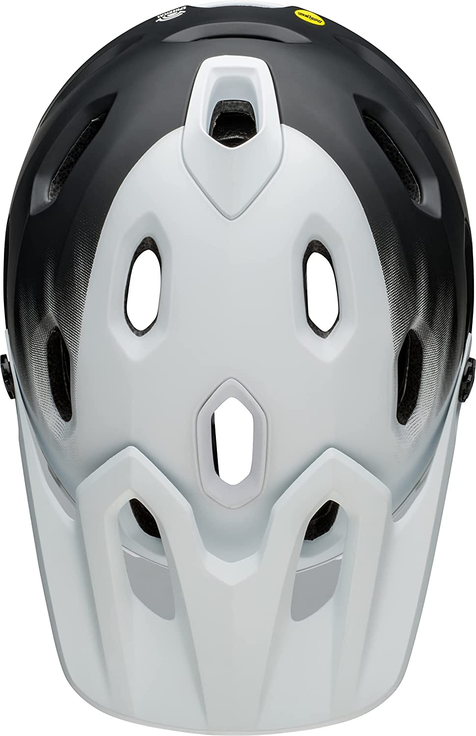 Bell Super DH Spherical MIPS Mountain Bike Helmet, Matte Black/White, Small