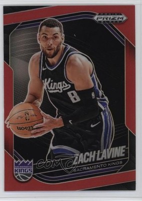 2024-25 Panini Prizm Black Red Prizm 32/299 Zach LaVine #53 3hd
