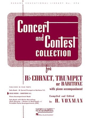 Concert and Contest Collection Solo Book Only - Baritone B.C.
