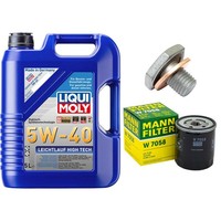 MotoröL Filter Set 5W-40 5 Liter + ÖLablassschraube FüR Citroen Xsara Peugeot