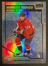 CONNOR MCMICHAEL 2020-21 OPC PLATINUM ARCTIC FREEZE RC SP 24/99 JERSEY #'D