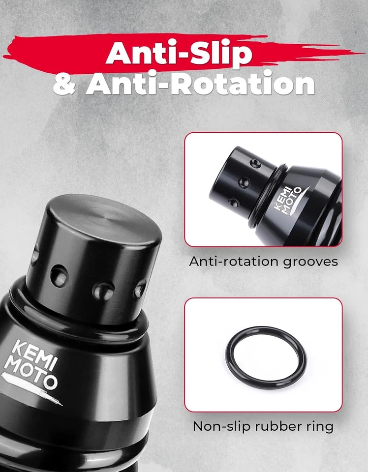 KEMIMOTO Chicote Luzes Base de Montagem por Mola LED Chicotes Rápidos... - Imagem 2 de 4