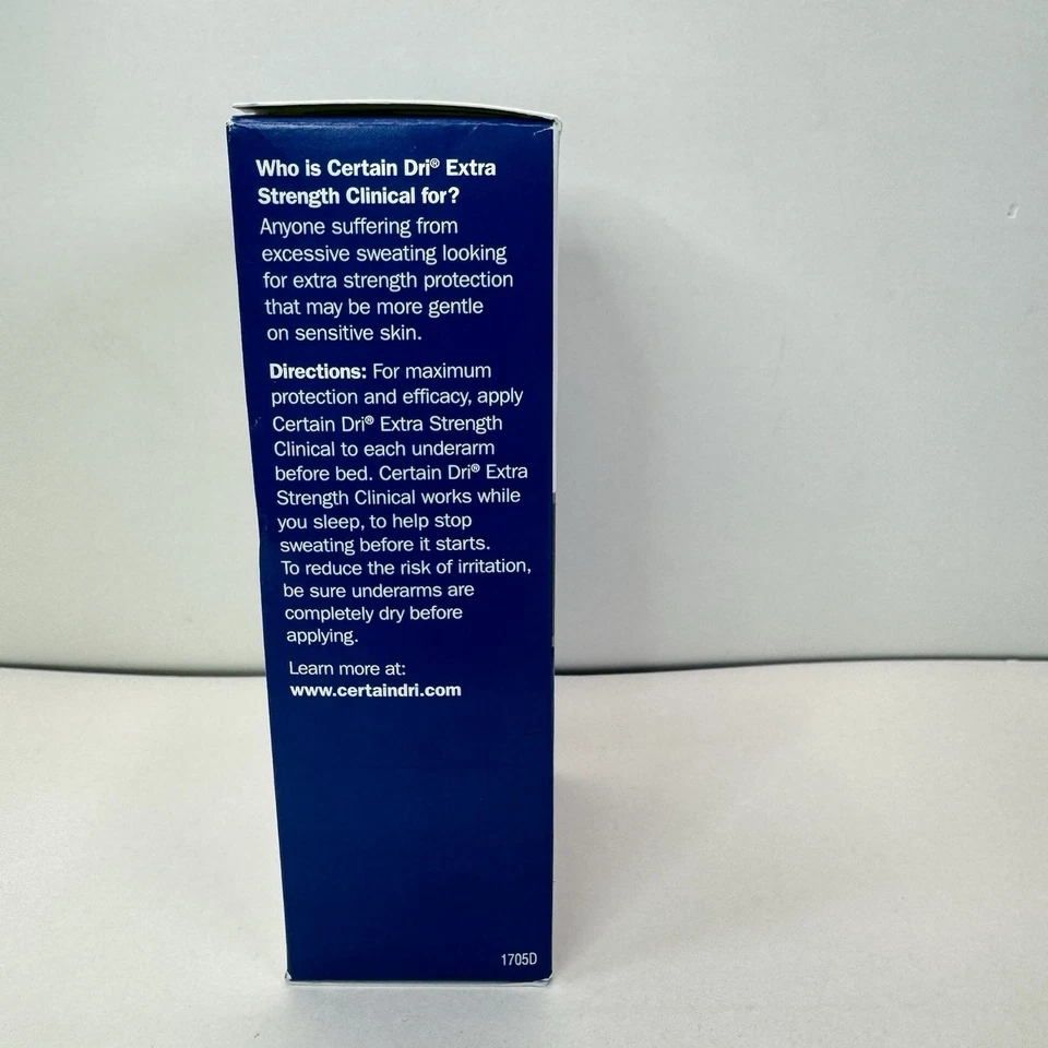 Certain DRI 72HR Protection Extra Strength Solid Antiperspirant 1.7 oz. Exp 7/25 - Image 2 of 4