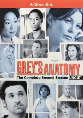 GREY'S ANATOMY - Complete Second 2 Two Season UNCUT EDITION DVD NEW/SEALED